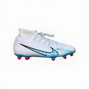 Nike Mercurial Superfly 9 Club FG MG White Pink Blast Blue Soccer Cleats Mens 5